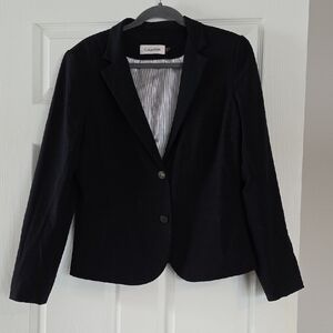 Calvin Klein Women's Elegant Black Suit Jacket